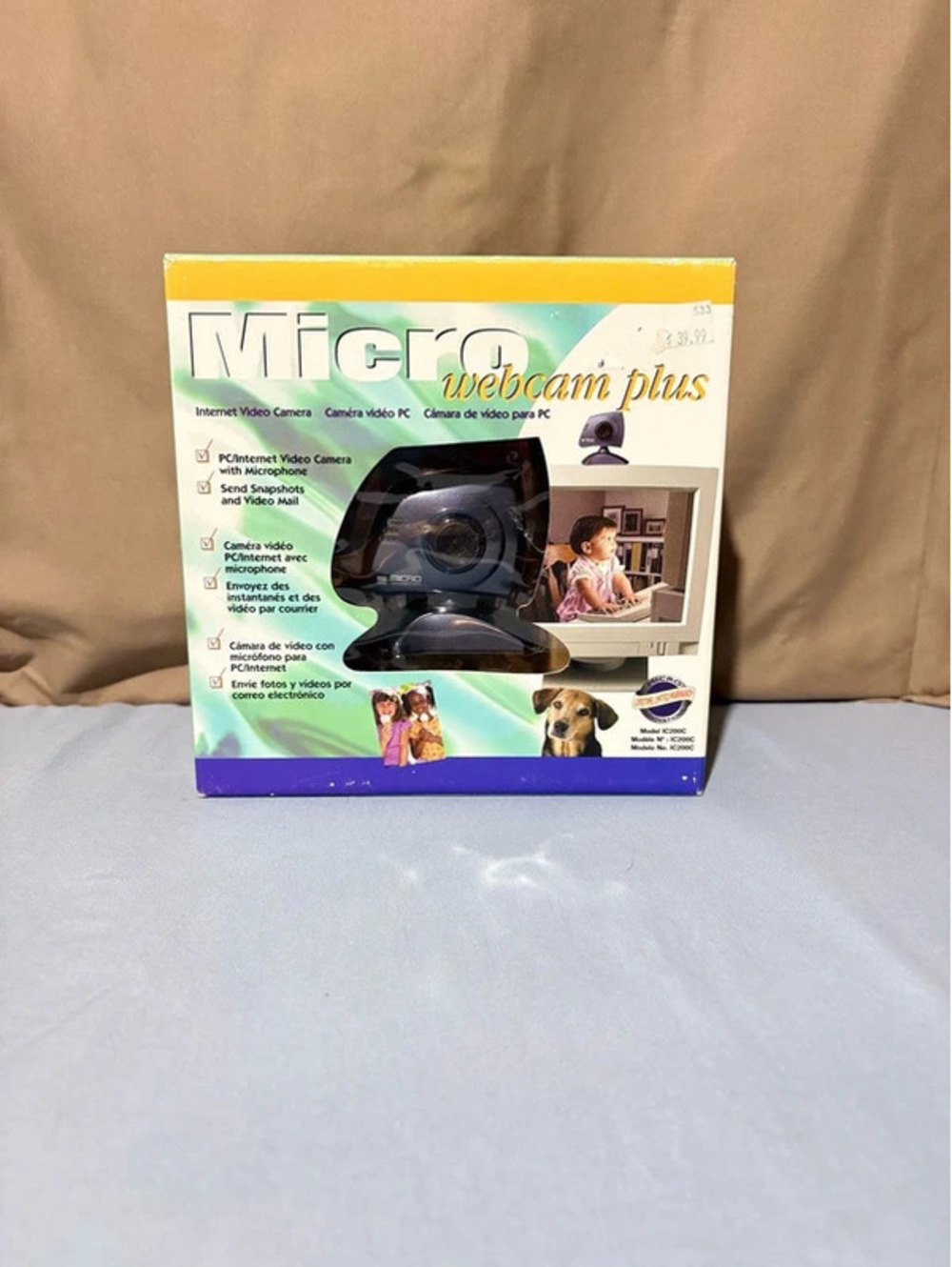 Micro Innovations Micro Webcam Plus Internet Video Camera Model IC200C